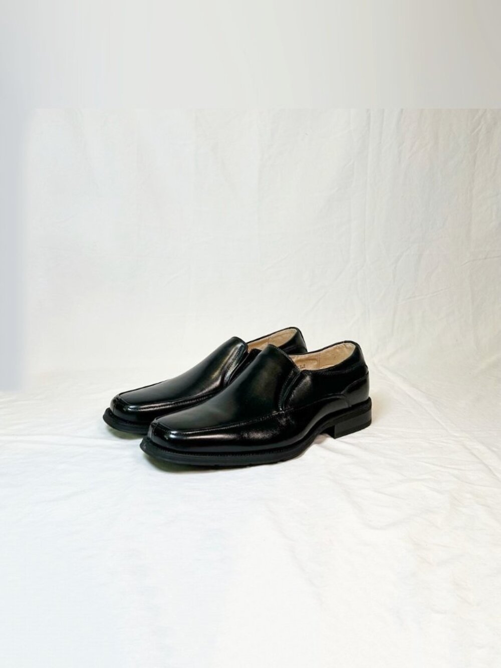 Florsheim Corvelle Black Leather Bio Comfort Slip On Loafer Dress Shoes~8.5 EEE
